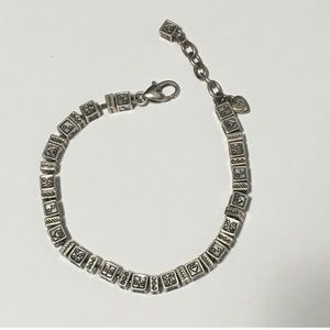 EUC - “Brighton” Silver Square Box Chain Bracelet